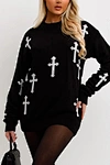 full print sweater